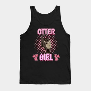 Sea Otter Otter Girl Tank Top